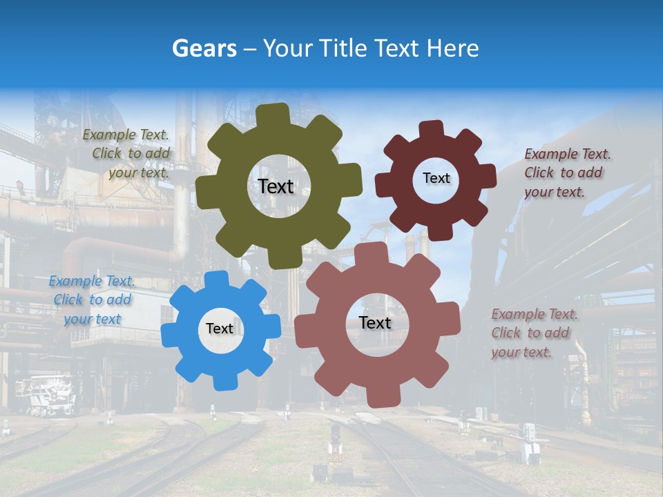 Manufacturing Exterior Pollution PowerPoint Template