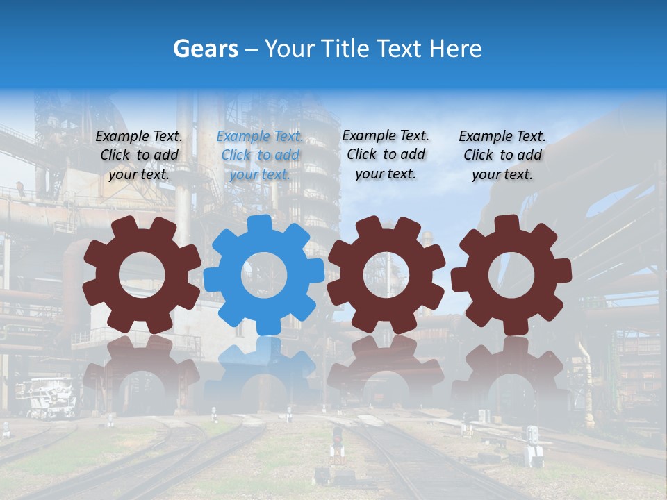 Manufacturing Exterior Pollution PowerPoint Template