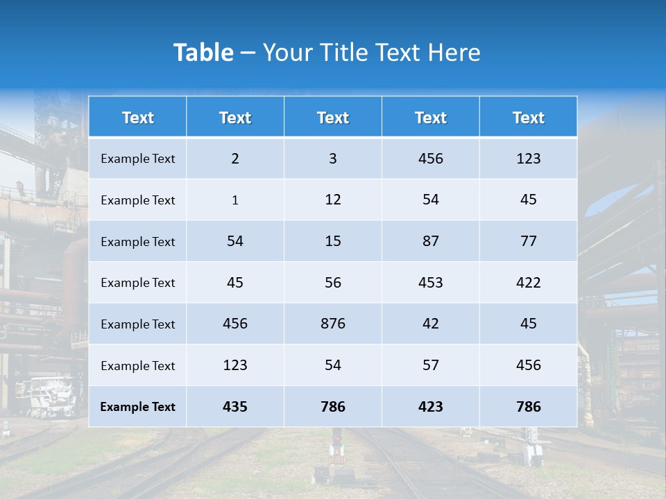 Manufacturing Exterior Pollution PowerPoint Template