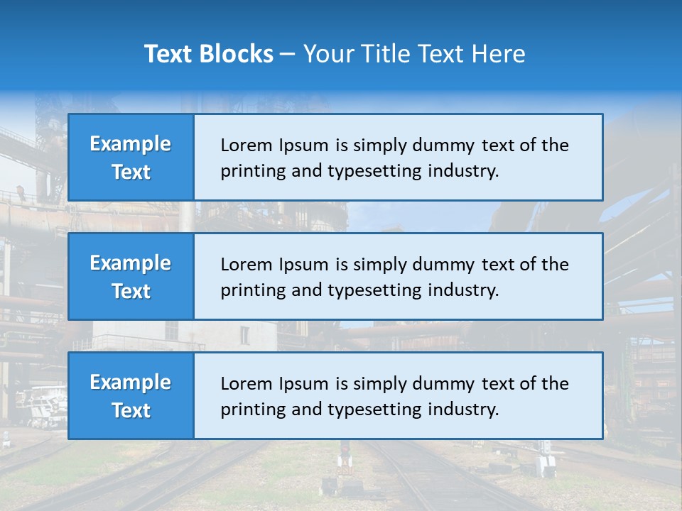 Manufacturing Exterior Pollution PowerPoint Template