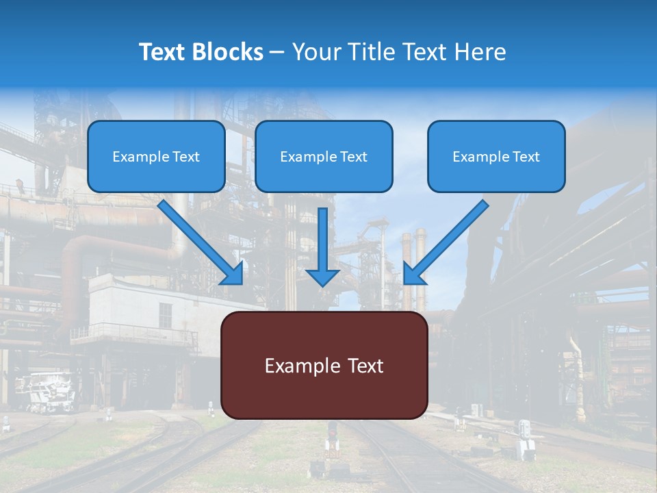 Manufacturing Exterior Pollution PowerPoint Template