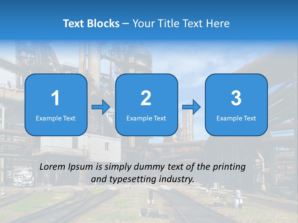Manufacturing Exterior Pollution PowerPoint Template