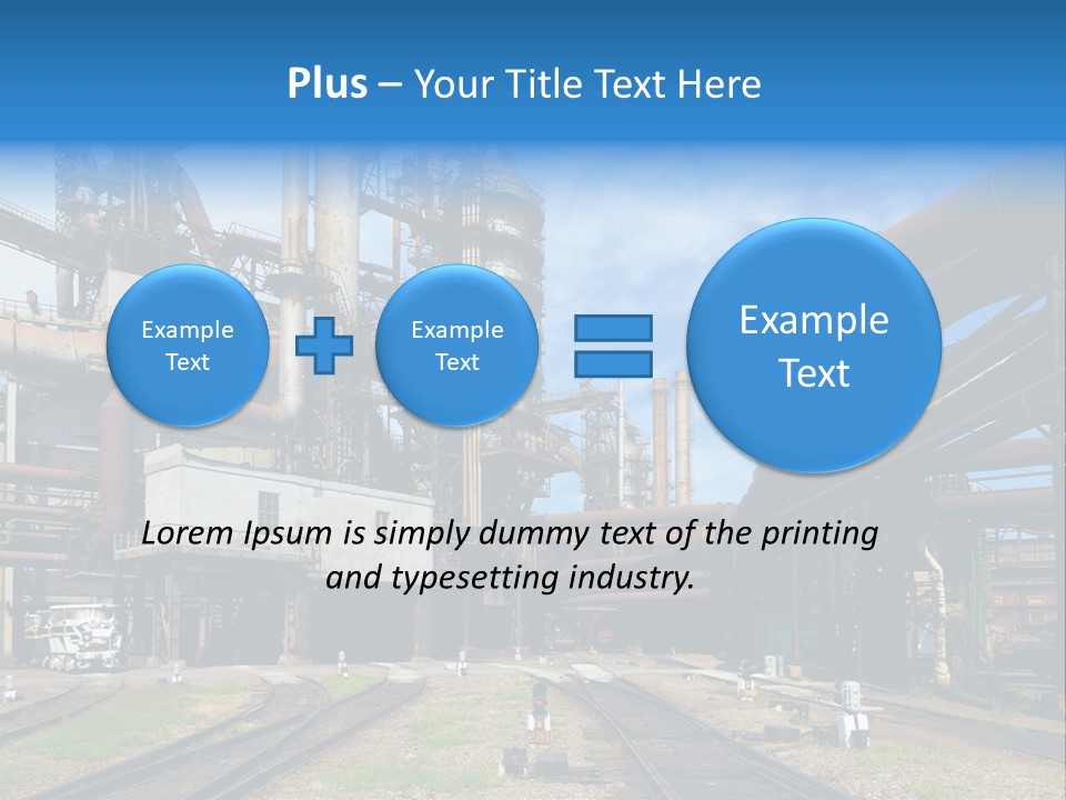 Manufacturing Exterior Pollution PowerPoint Template