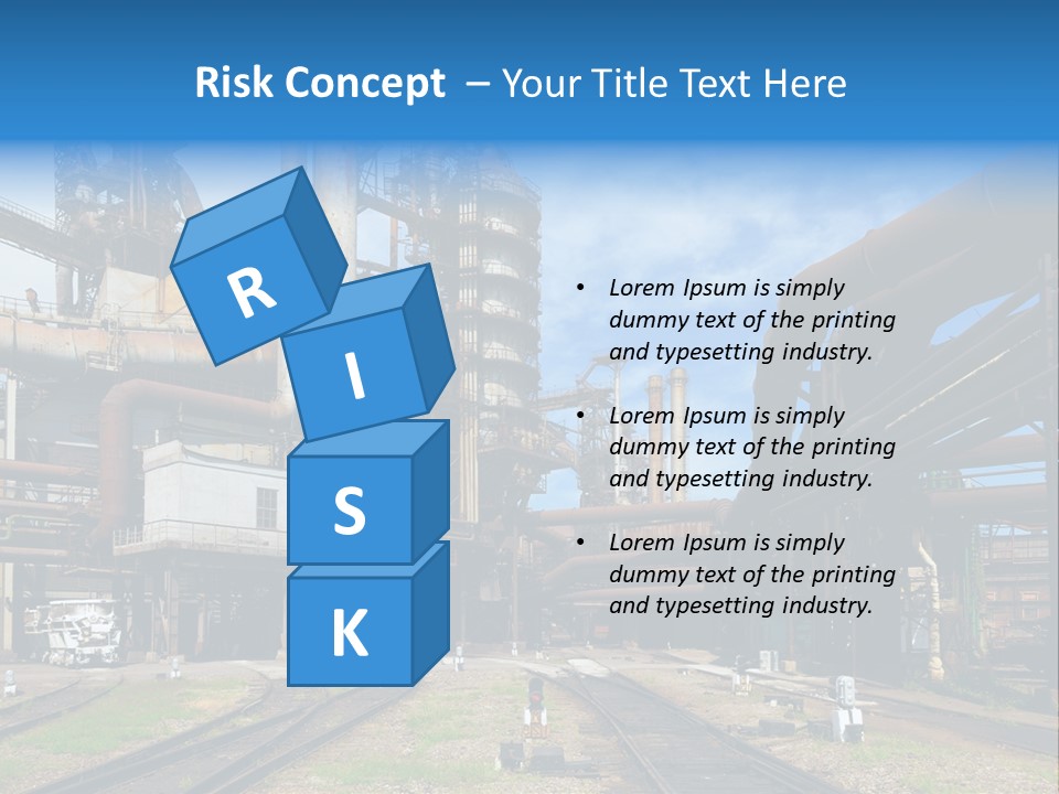 Manufacturing Exterior Pollution PowerPoint Template
