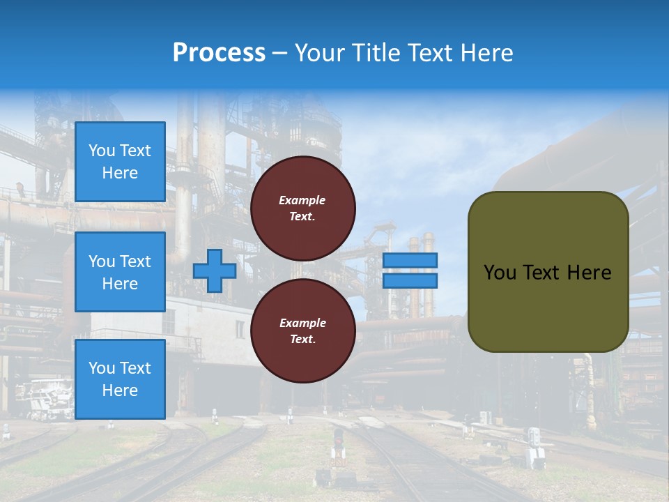 Manufacturing Exterior Pollution PowerPoint Template