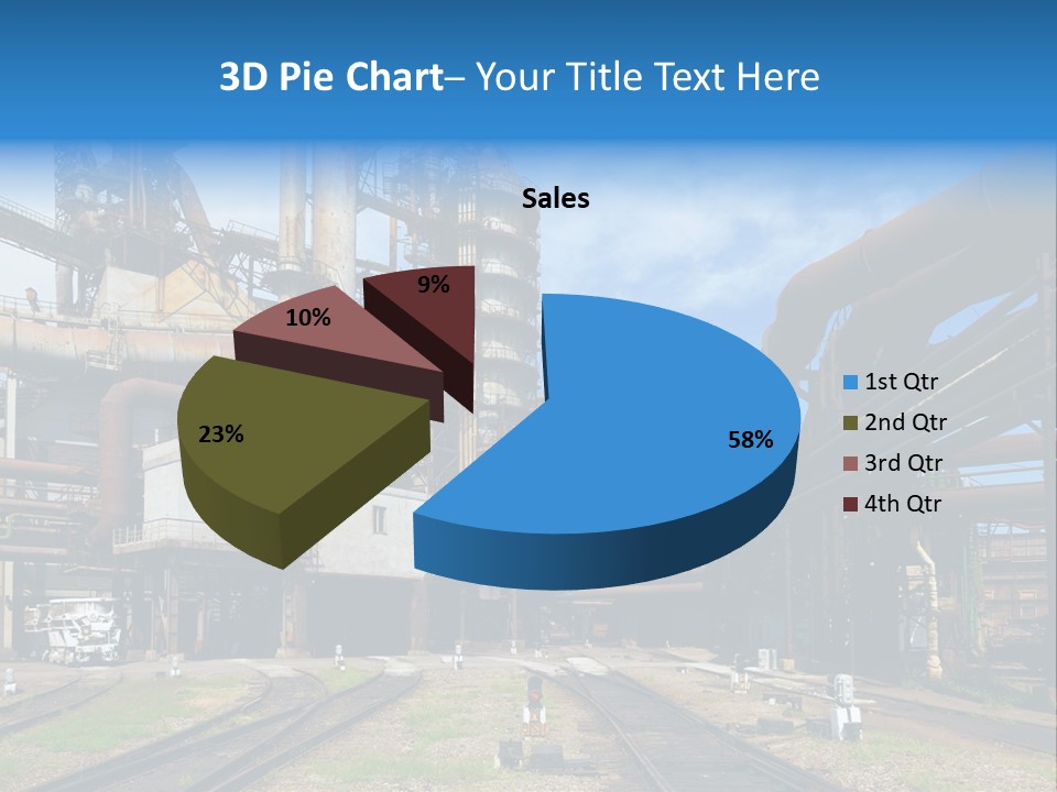 Manufacturing Exterior Pollution PowerPoint Template