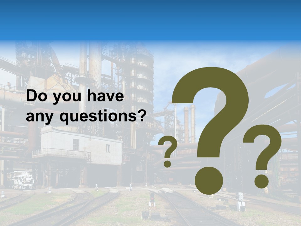 Manufacturing Exterior Pollution PowerPoint Template