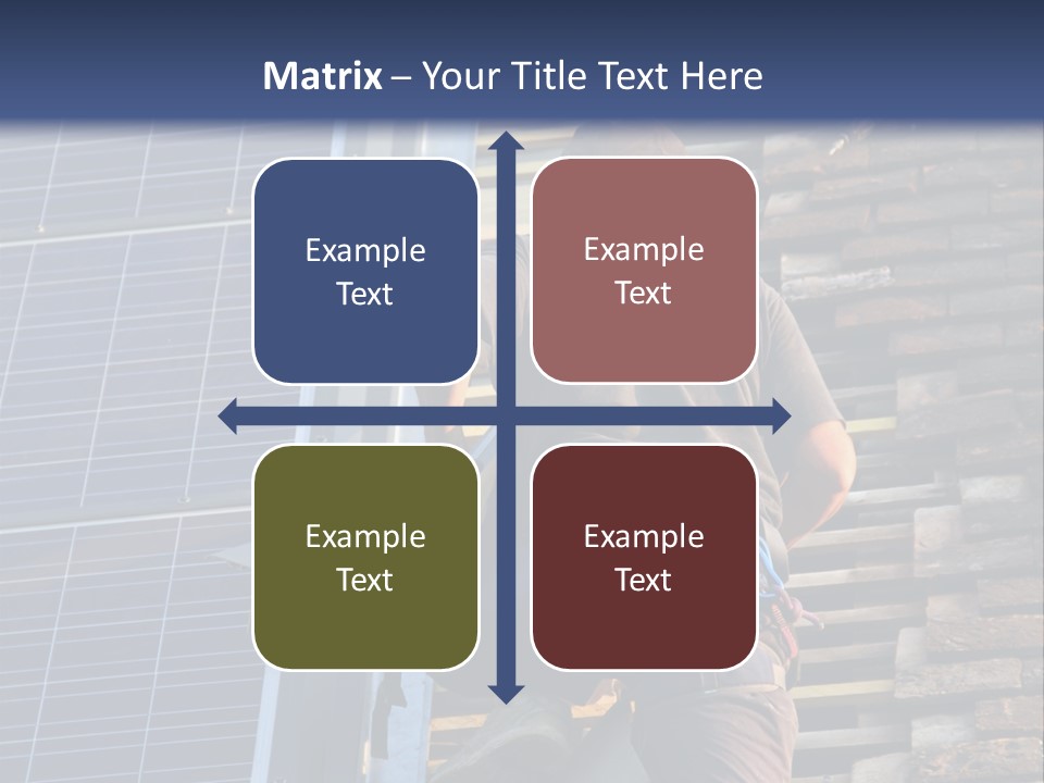 Career Man Harness PowerPoint Template