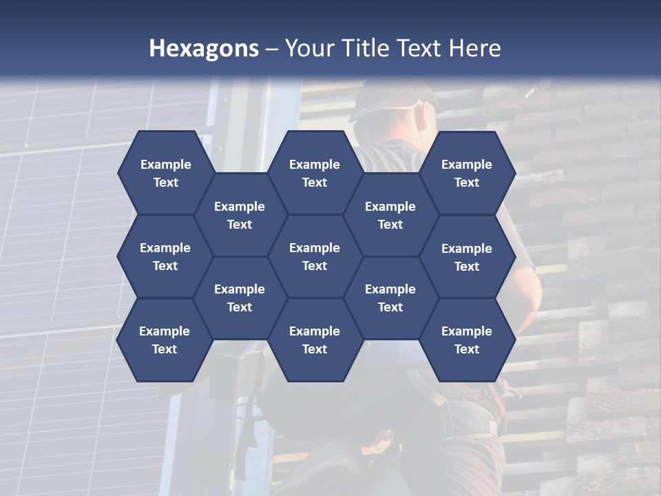 Career Man Harness PowerPoint Template