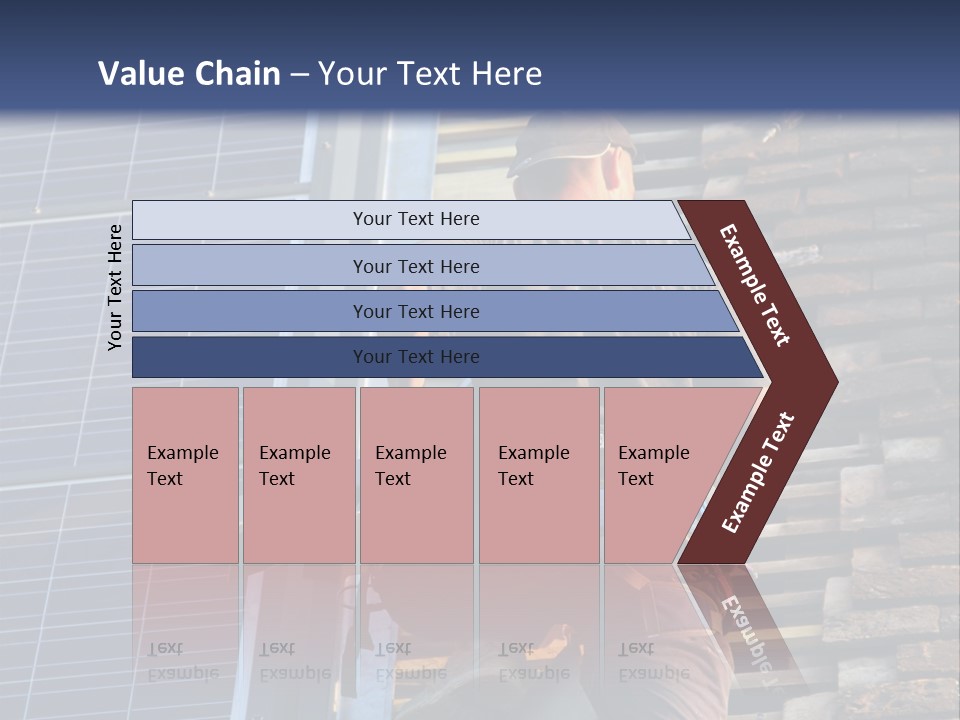Career Man Harness PowerPoint Template