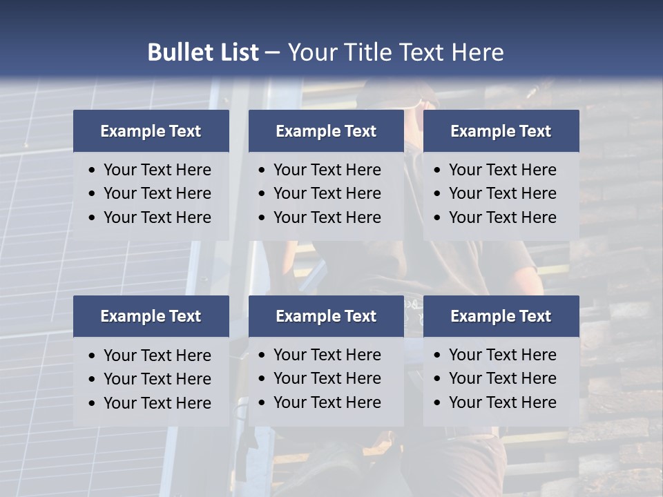 Career Man Harness PowerPoint Template