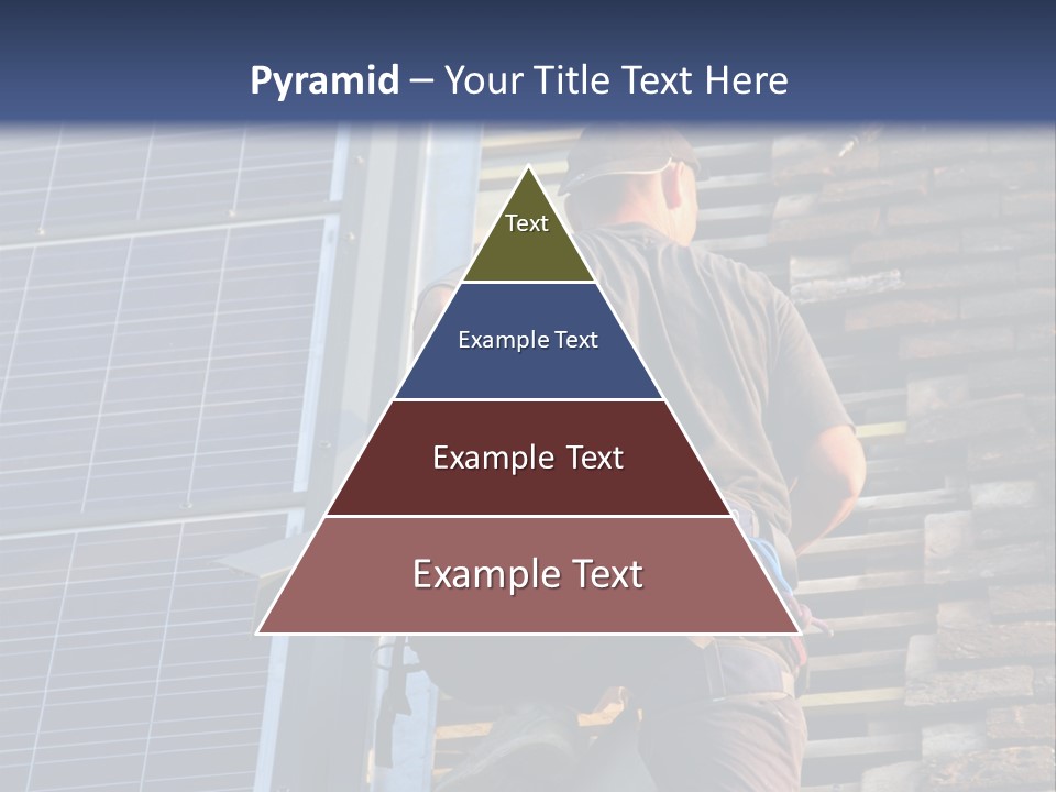 Career Man Harness PowerPoint Template
