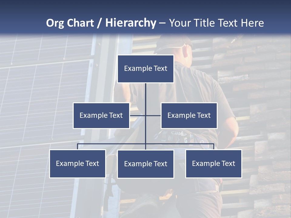 Career Man Harness PowerPoint Template