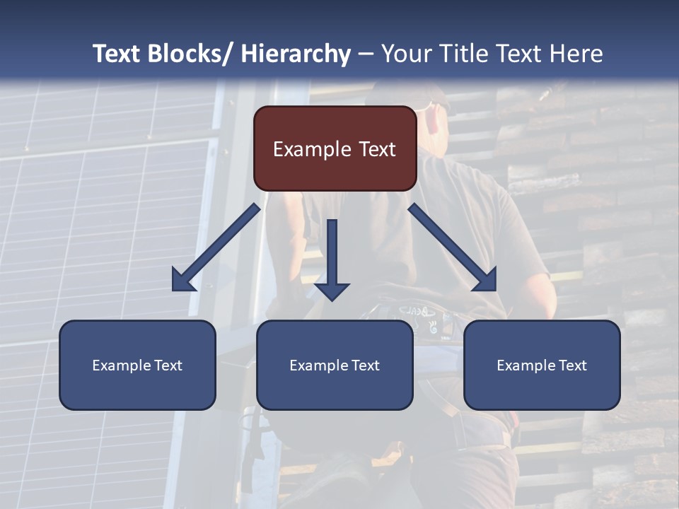 Career Man Harness PowerPoint Template