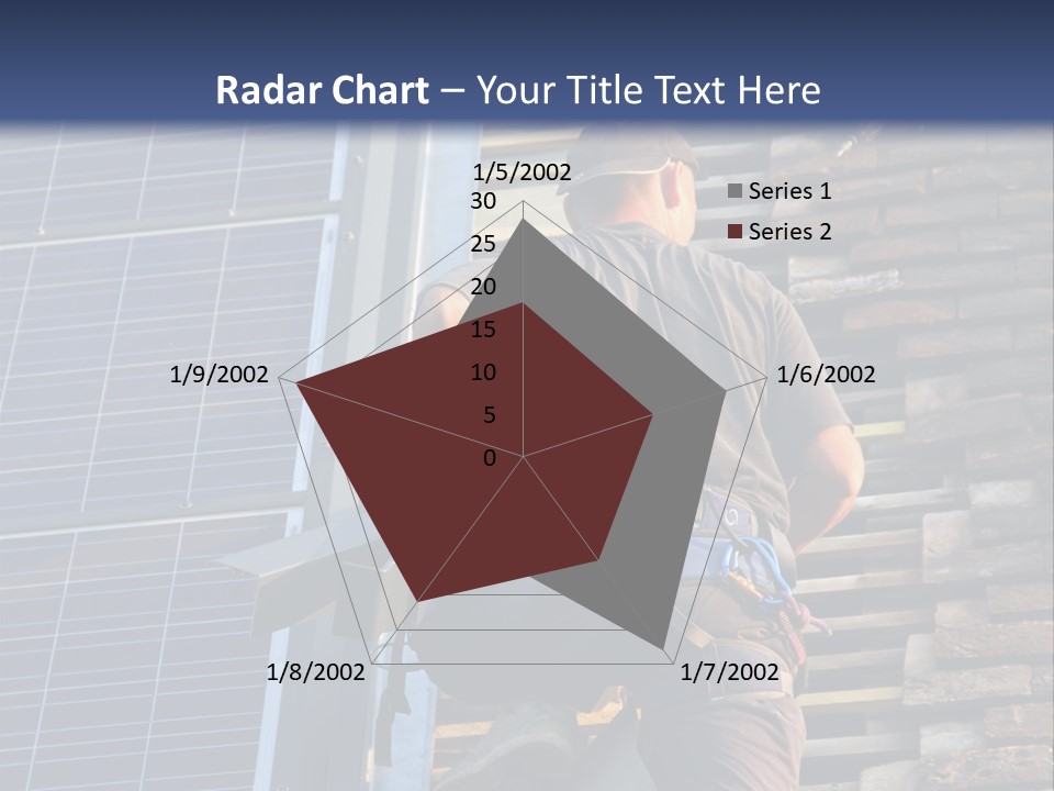 Career Man Harness PowerPoint Template