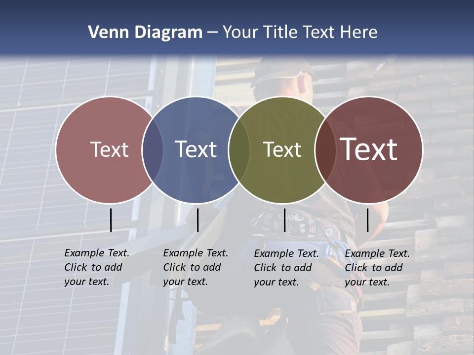 Career Man Harness PowerPoint Template