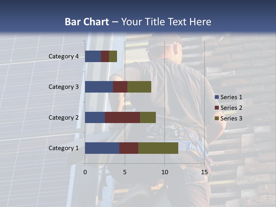 Career Man Harness PowerPoint Template