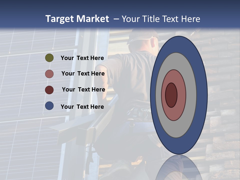 Career Man Harness PowerPoint Template