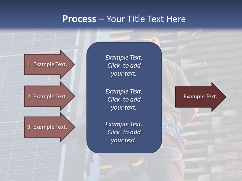 Career Man Harness PowerPoint Template