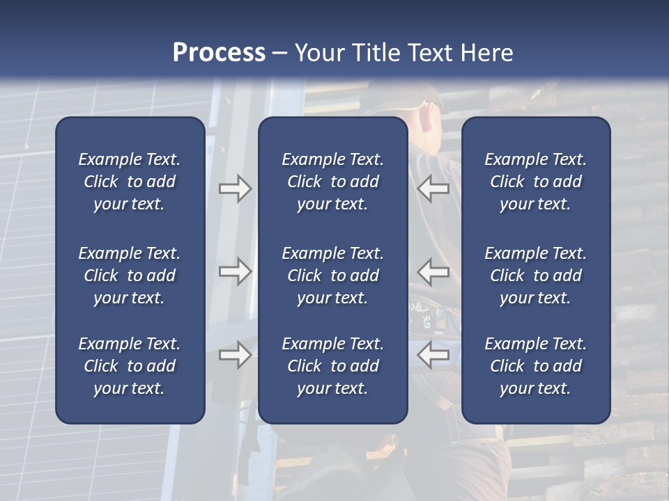 Career Man Harness PowerPoint Template