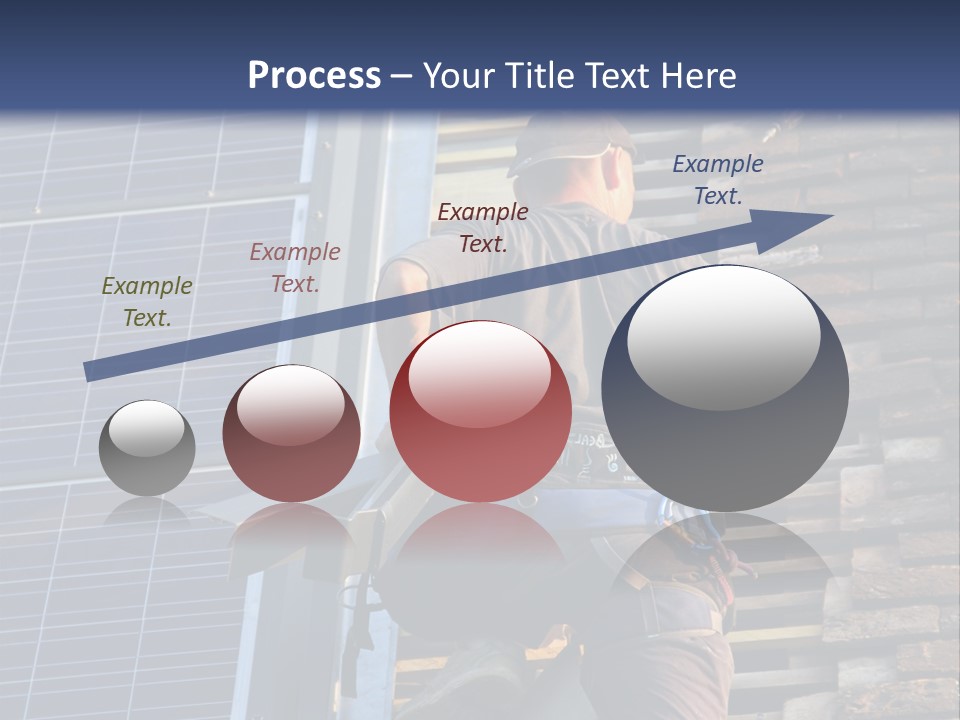 Career Man Harness PowerPoint Template