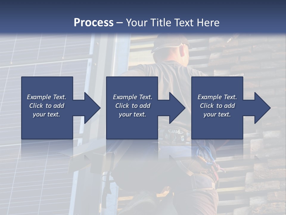 Career Man Harness PowerPoint Template