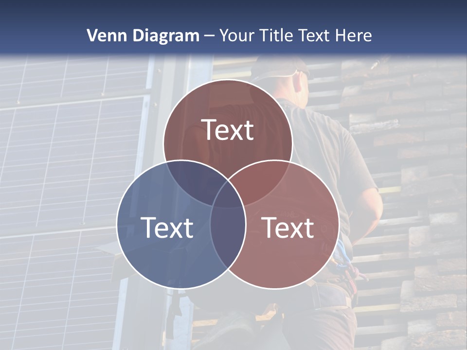 Career Man Harness PowerPoint Template