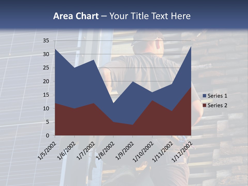 Career Man Harness PowerPoint Template