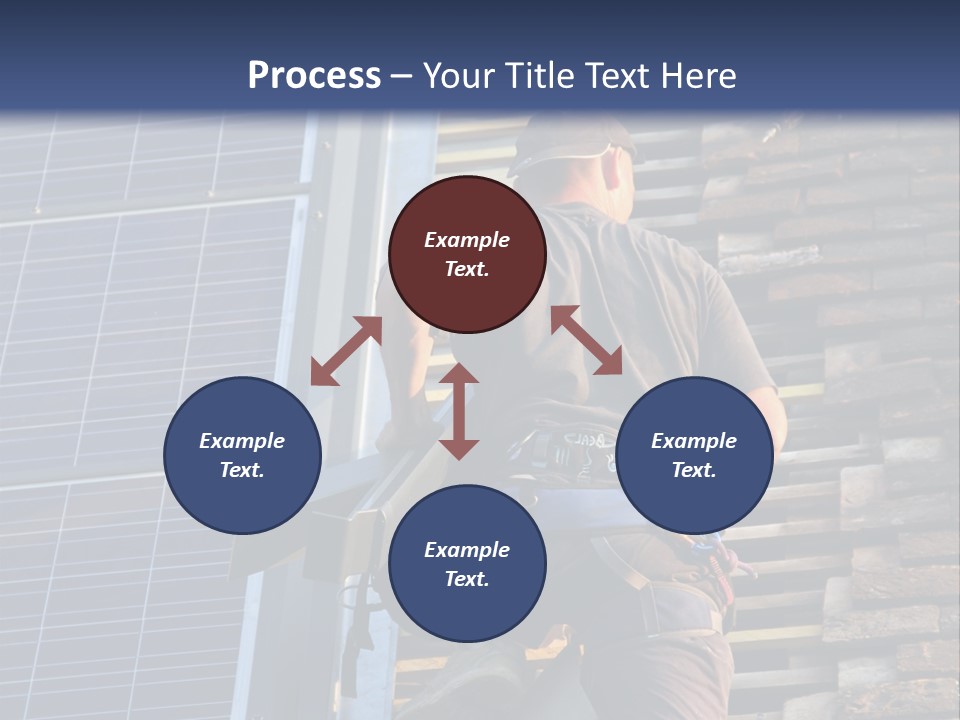 Career Man Harness PowerPoint Template