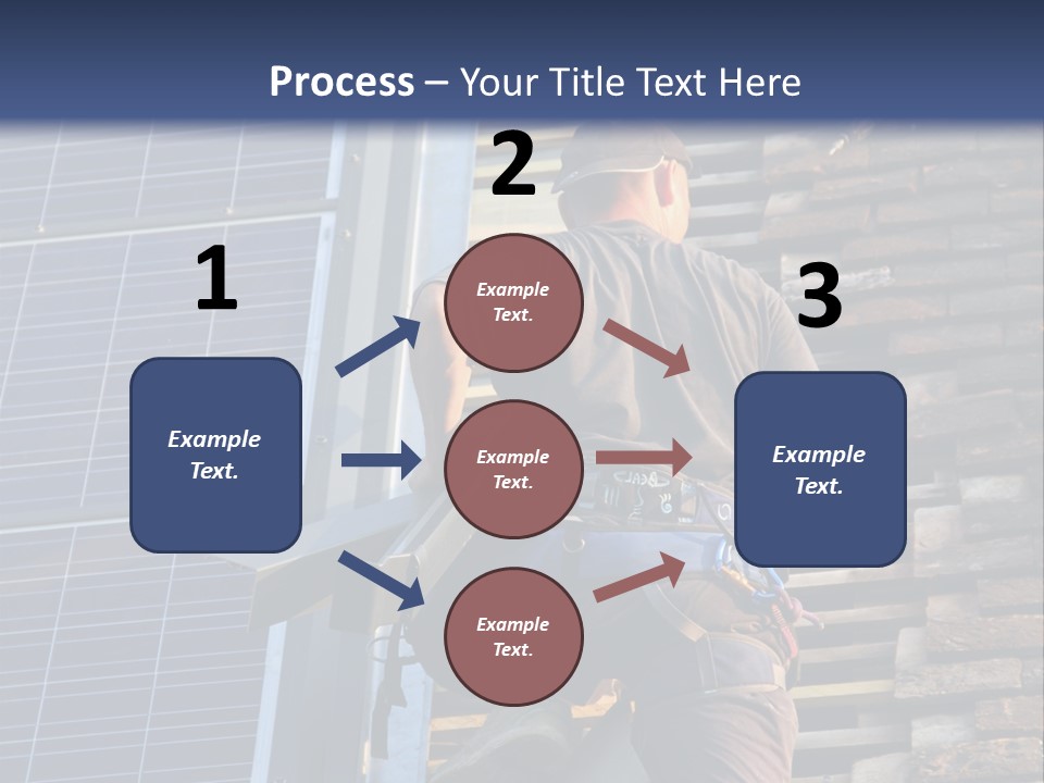 Career Man Harness PowerPoint Template