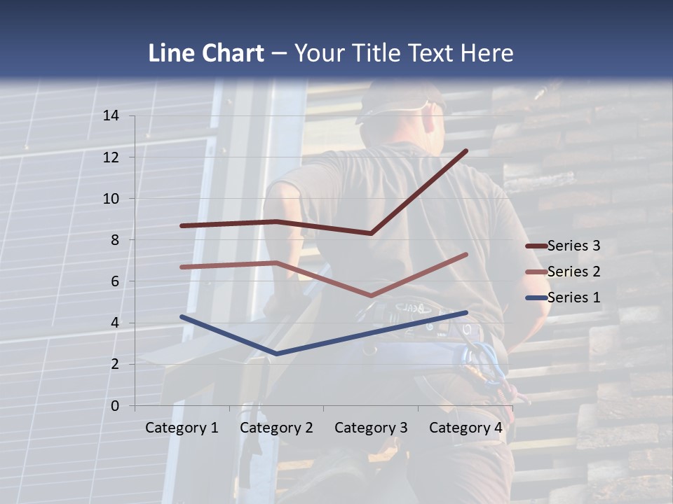 Career Man Harness PowerPoint Template