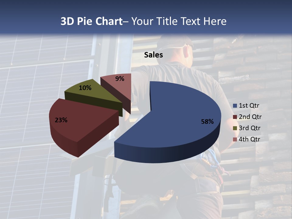 Career Man Harness PowerPoint Template