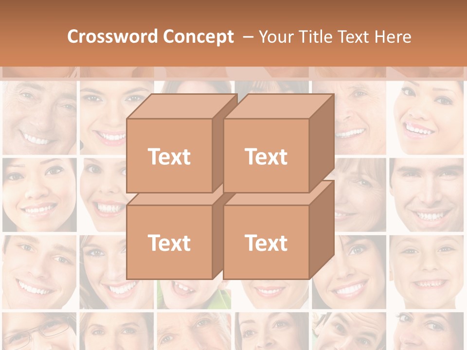 Smile Cheek Smiling PowerPoint Template