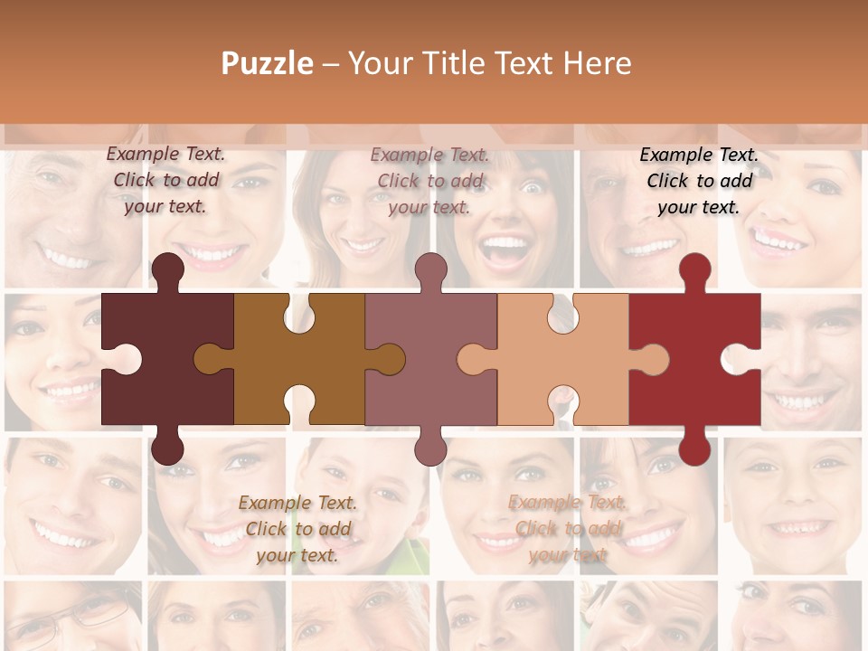 Smile Cheek Smiling PowerPoint Template