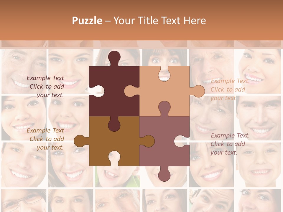 Smile Cheek Smiling PowerPoint Template