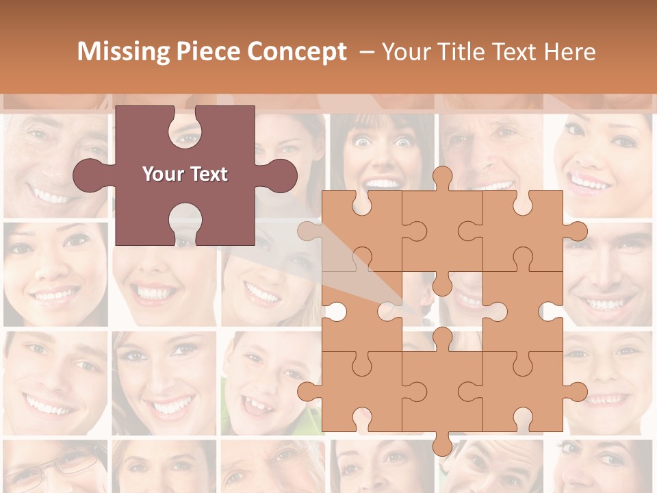 Smile Cheek Smiling PowerPoint Template