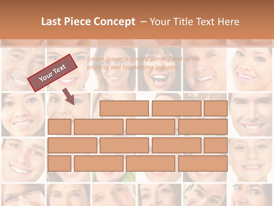 Smile Cheek Smiling PowerPoint Template