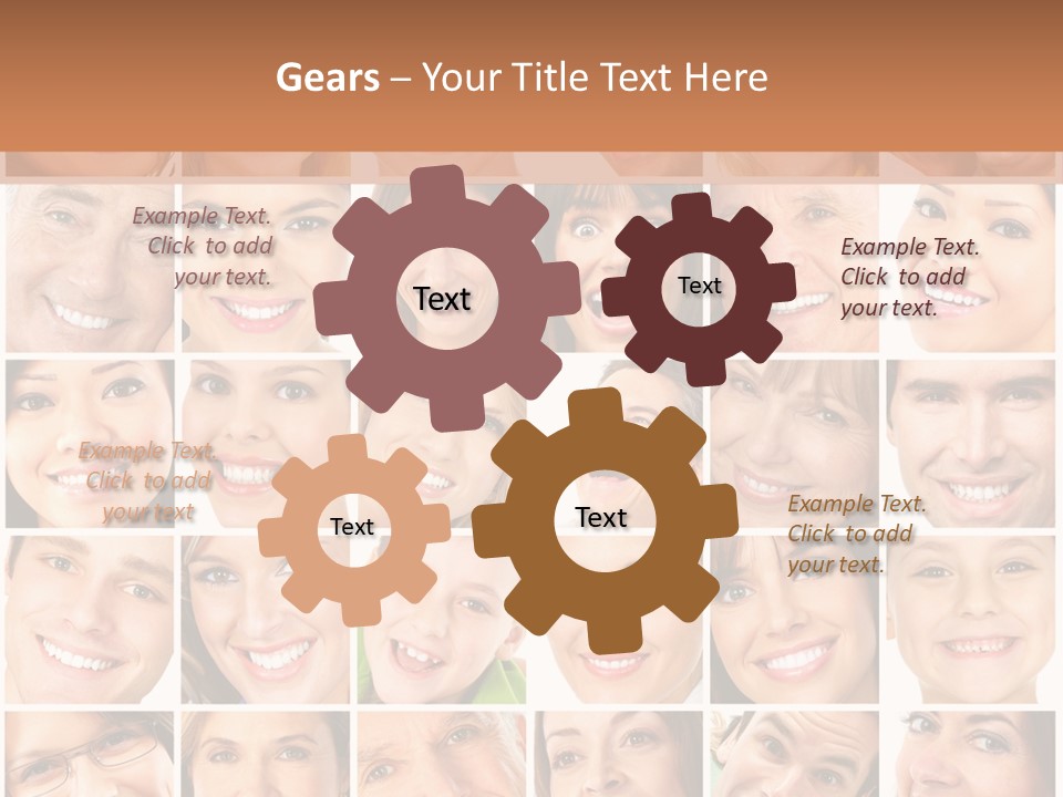 Smile Cheek Smiling PowerPoint Template