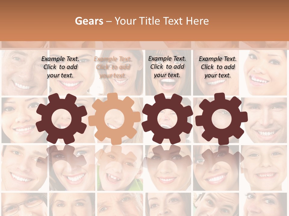 Smile Cheek Smiling PowerPoint Template