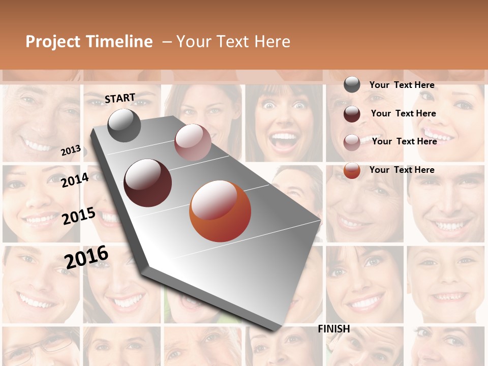 Smile Cheek Smiling PowerPoint Template