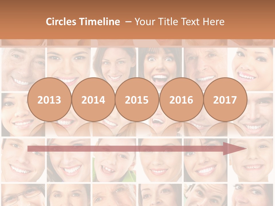 Smile Cheek Smiling PowerPoint Template