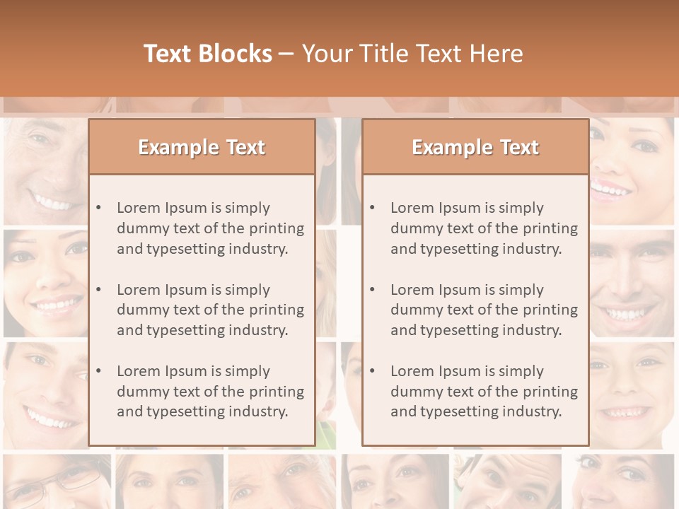 Smile Cheek Smiling PowerPoint Template