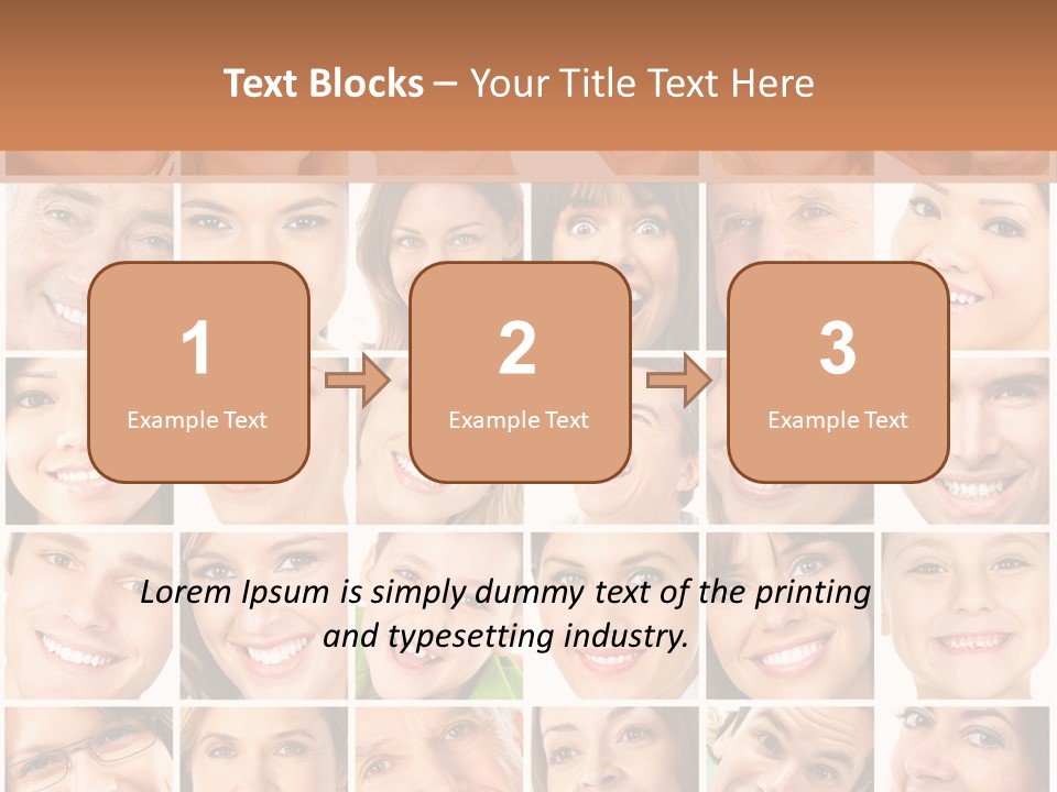Smile Cheek Smiling PowerPoint Template