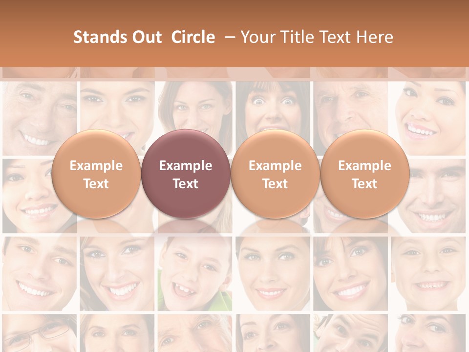 Smile Cheek Smiling PowerPoint Template
