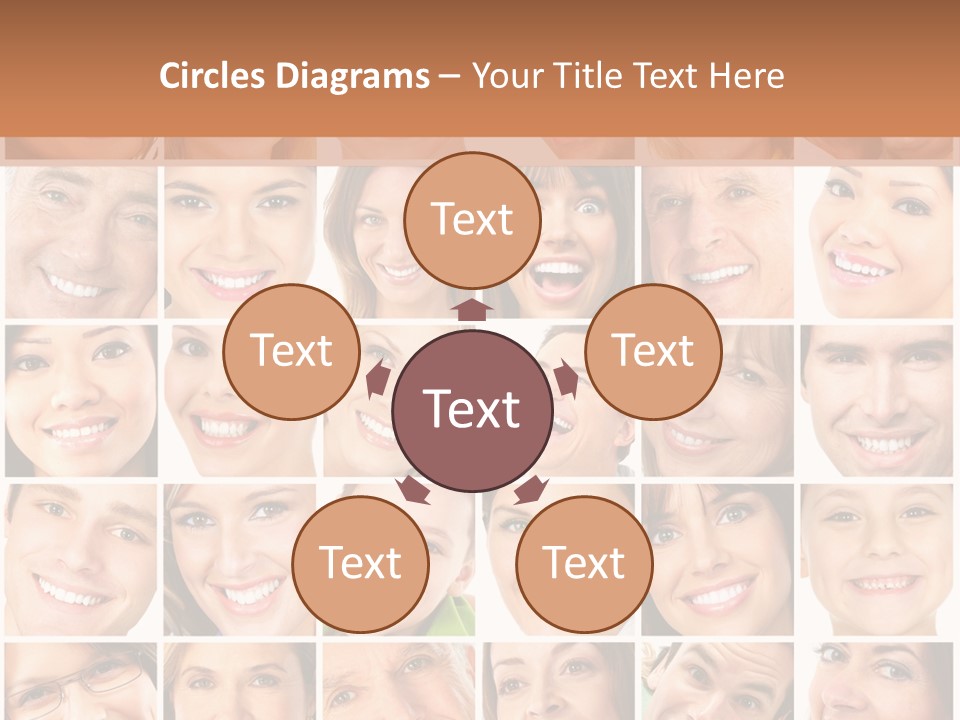 Smile Cheek Smiling PowerPoint Template