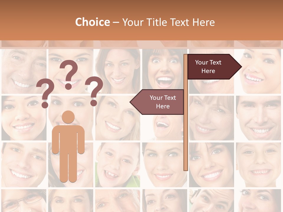 Smile Cheek Smiling PowerPoint Template