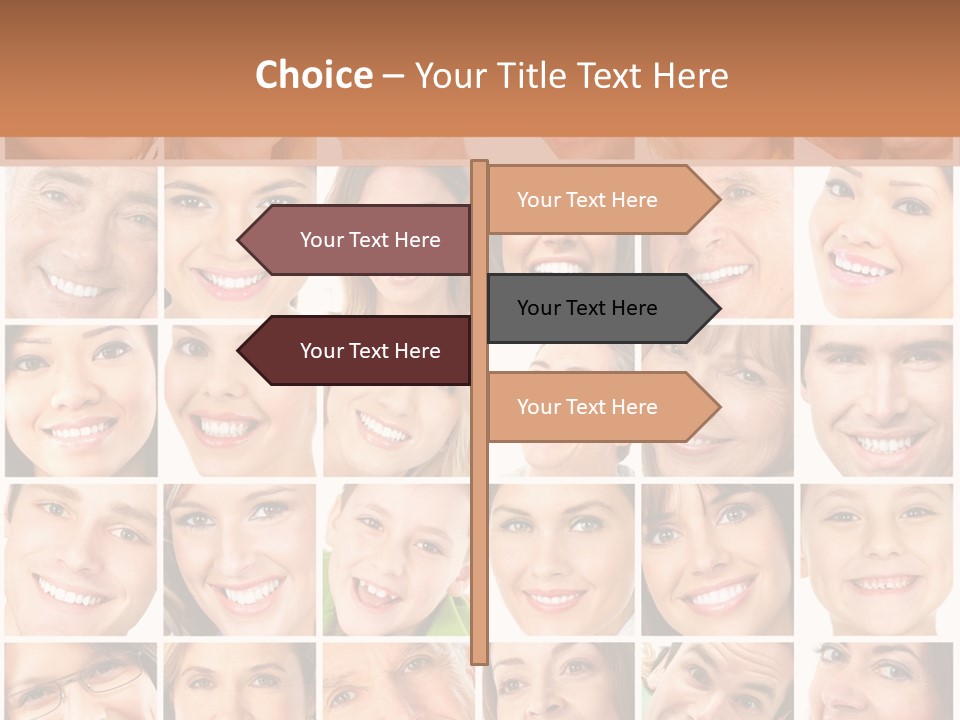 Smile Cheek Smiling PowerPoint Template