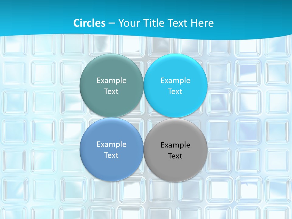 Crystal Wall Material PowerPoint Template