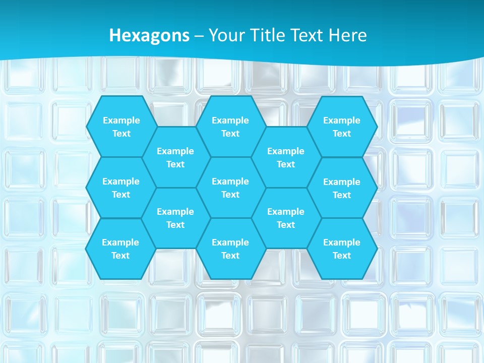 Crystal Wall Material PowerPoint Template