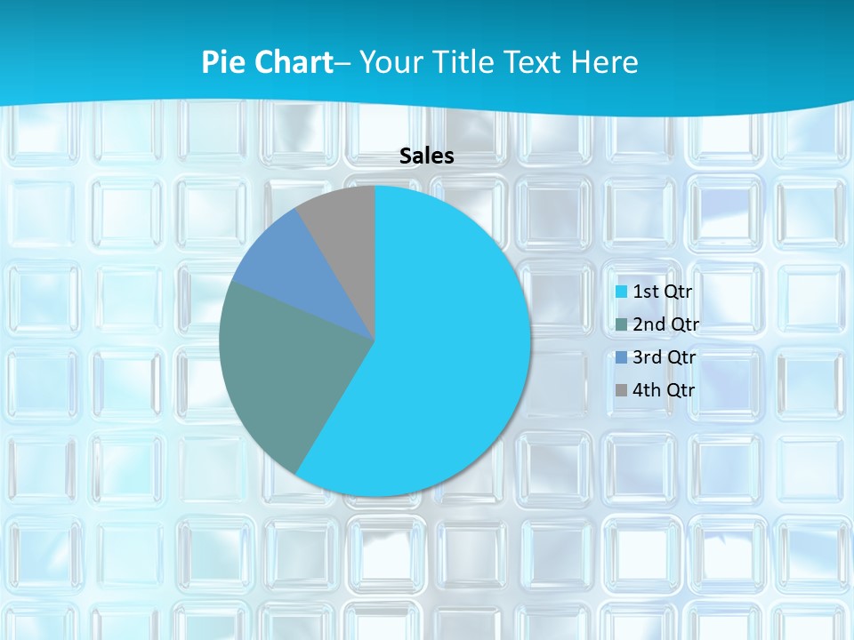 Crystal Wall Material PowerPoint Template